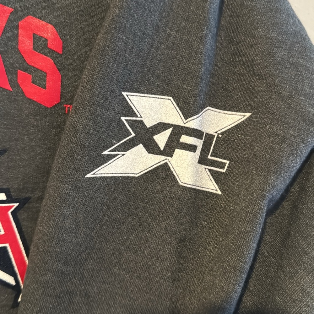XFL Roughnecks zip up hoodie size Medium NWT - Picture 4 of 7